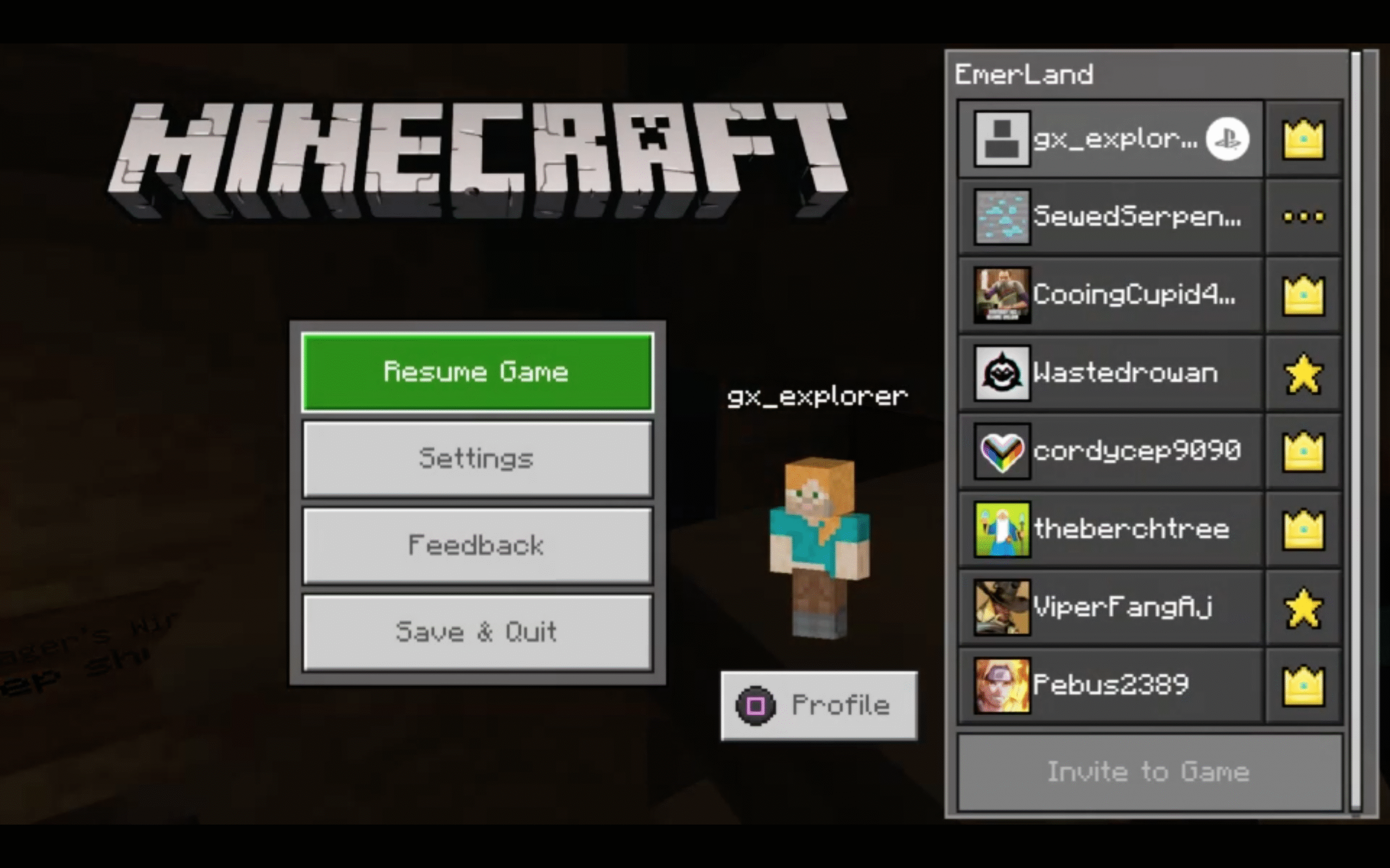 Minecraft screenshot