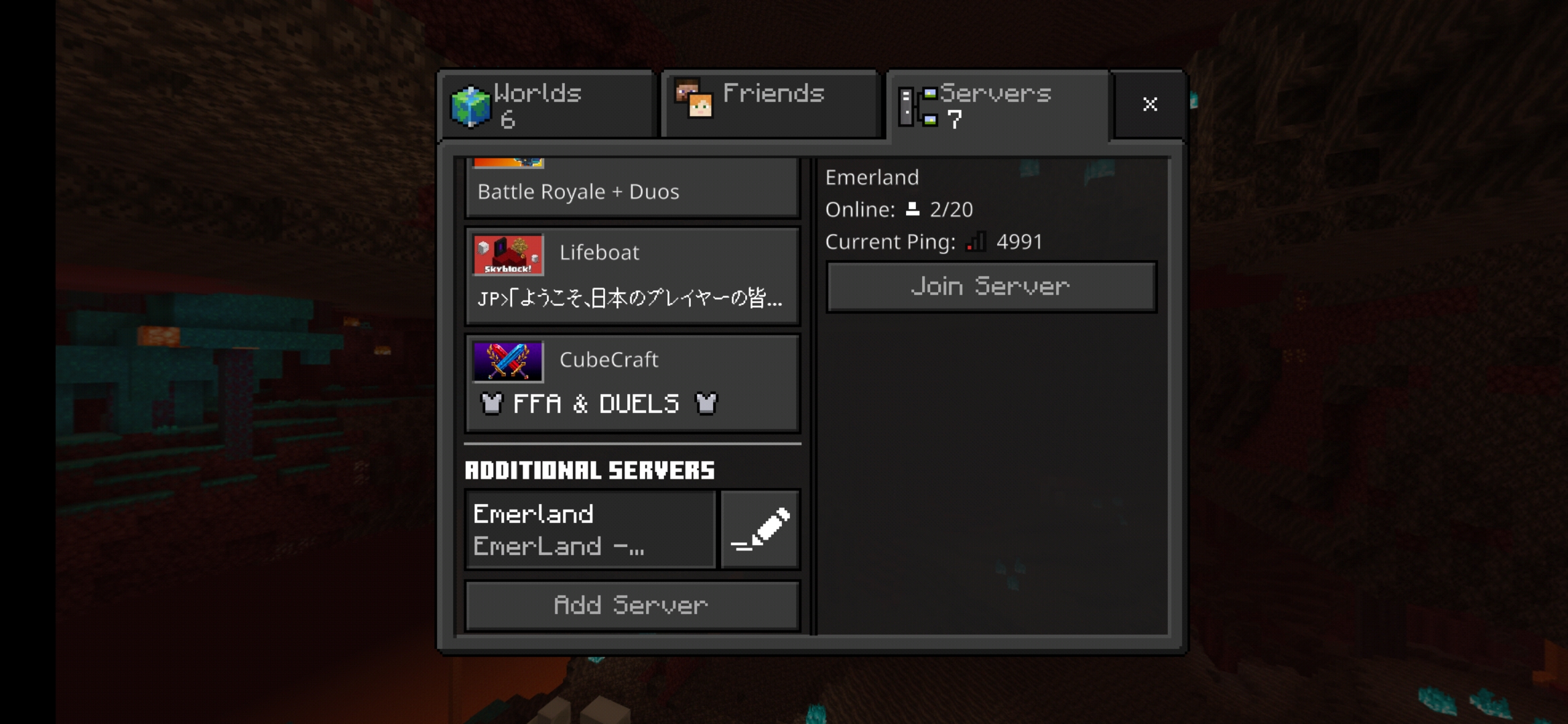 Minecraft screenshot