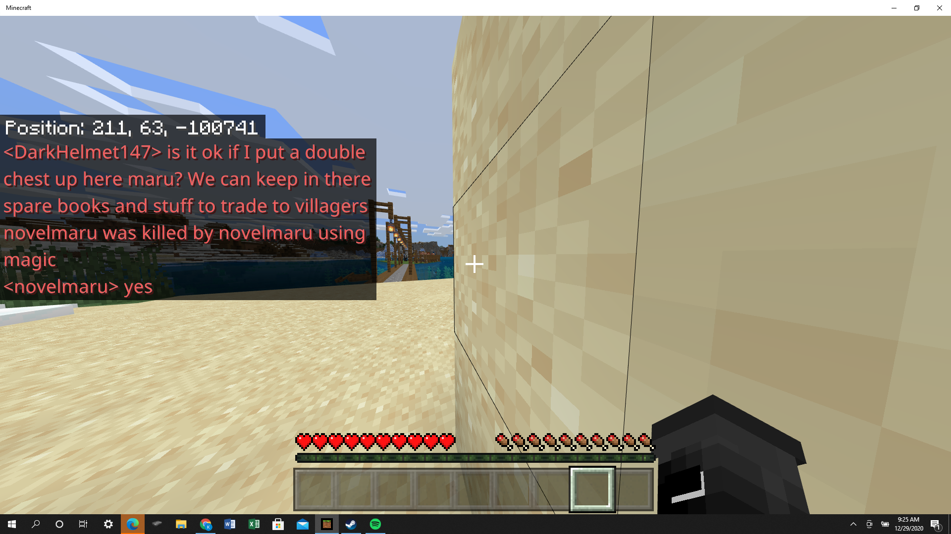 Minecraft screenshot