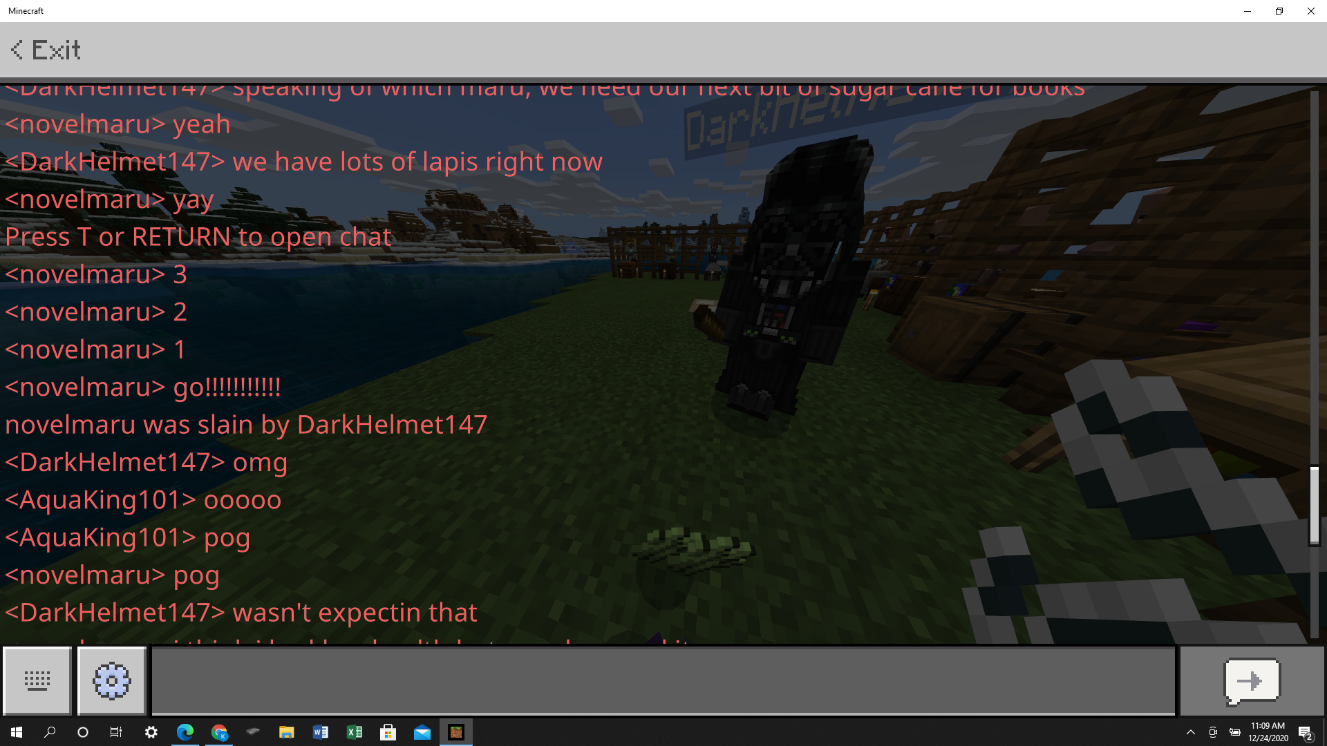 Minecraft screenshot