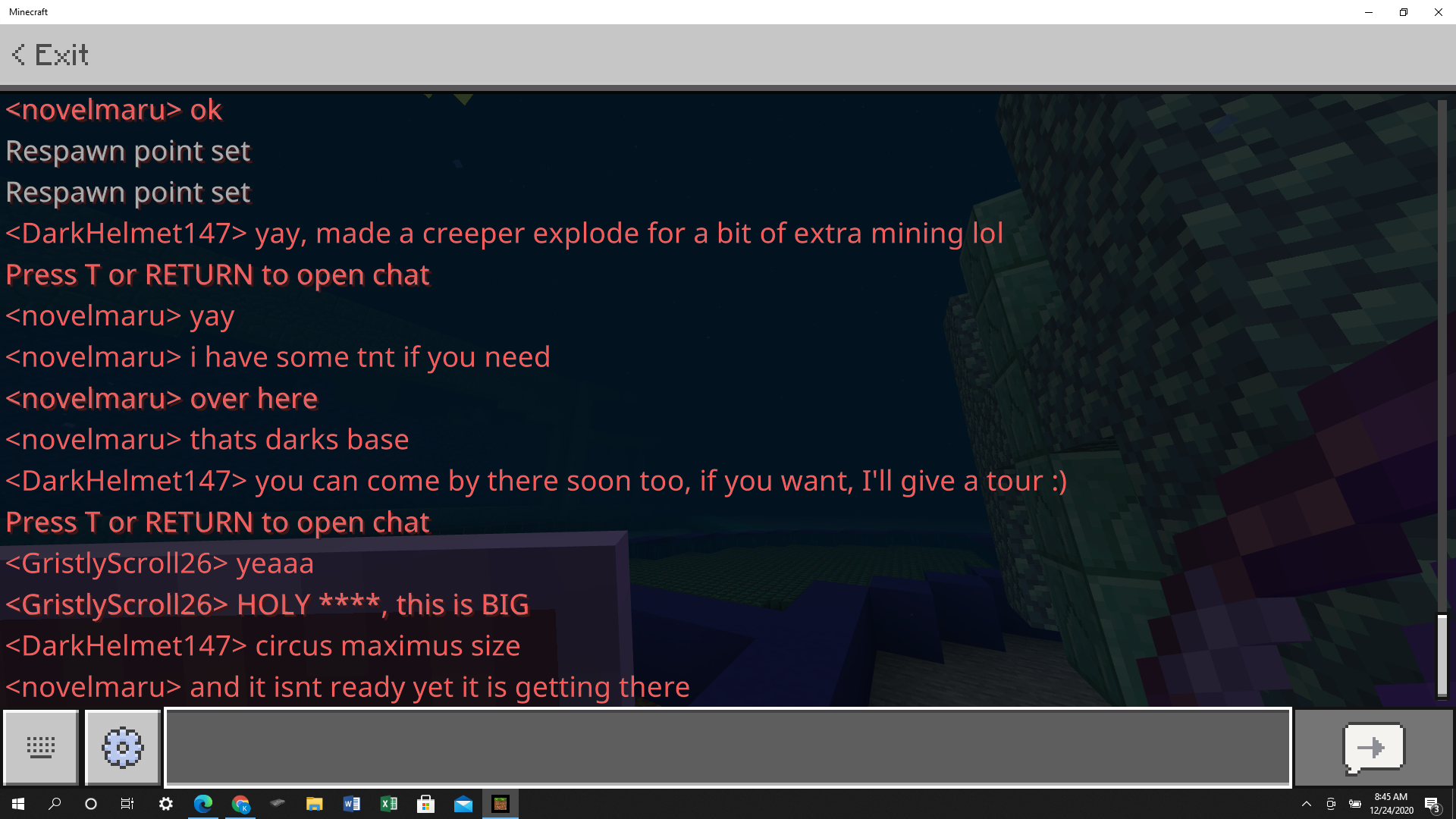 Minecraft screenshot